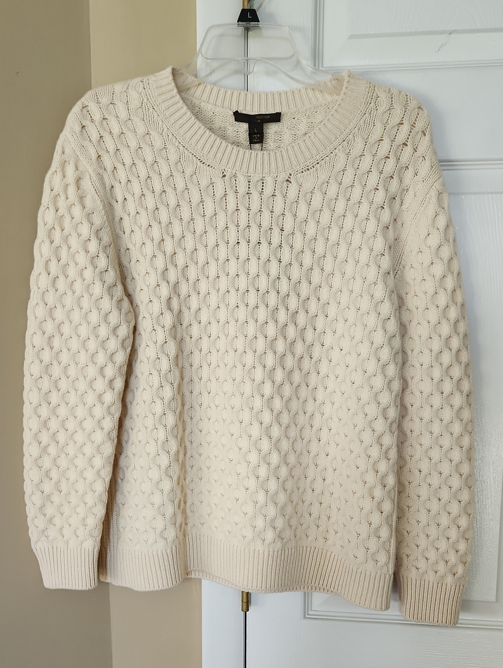 NWT, Louis Vuitton Ling Sleeve Sweater, Large